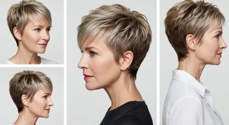 Pretty Short Haircuts for Fine Thin Hair Over 50