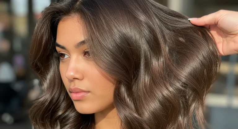 the best butterfly haircut long hair for round face in 2025